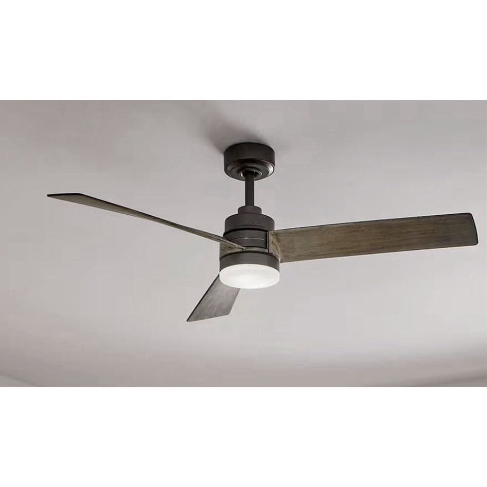 KICHLER 300275NI Ceiling Fan w/ LED light in Brushed Nickel Contemporary